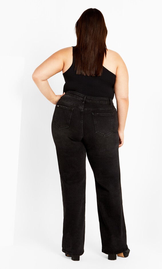 Harley Fletcher Jean - black wash, BLACK, alternate image number null