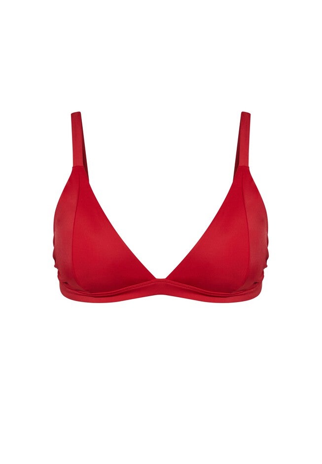 Daisy Bikini Top - red cherry, RED, alternate image number null