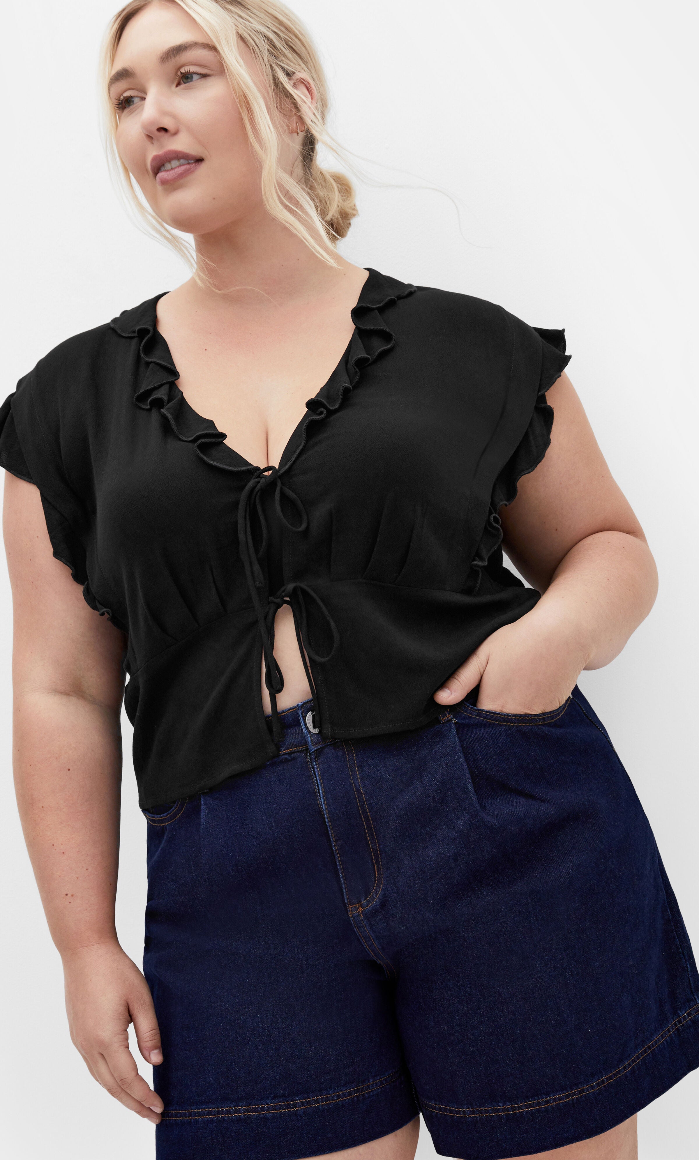 Spring Love Top - black, BLACK, alternate image number 3