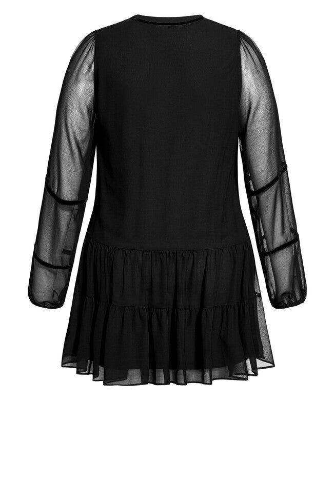 Melanie Dress - black, BLACK, alternate image number null