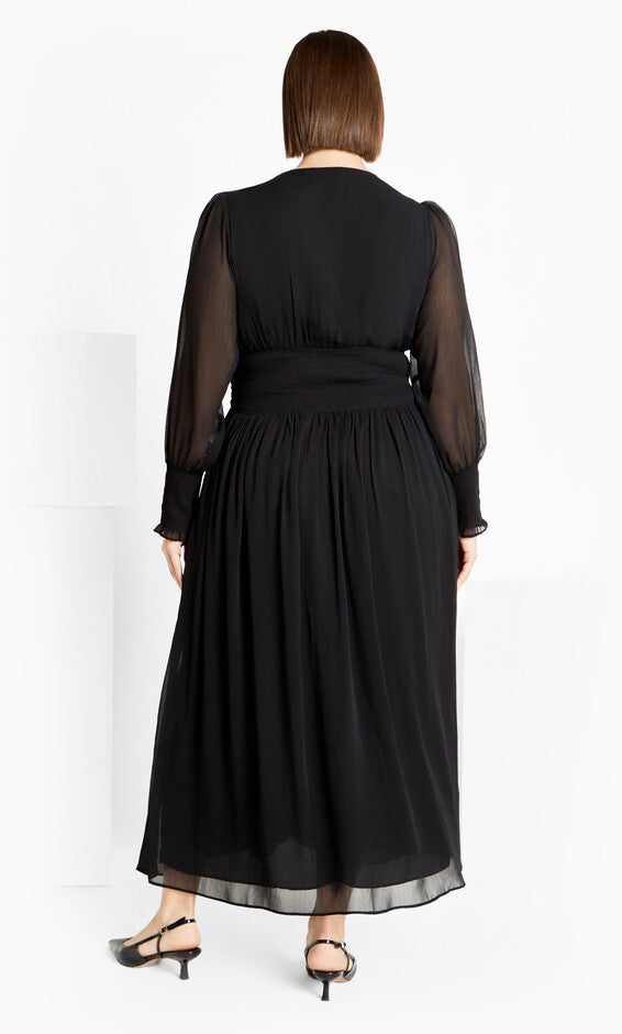Selena Maxi Dress - black, BLACK, alternate image number null