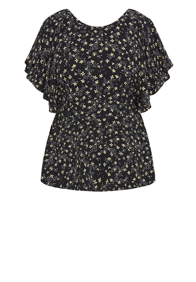 Saskia Top - black, BLACK, alternate image number null