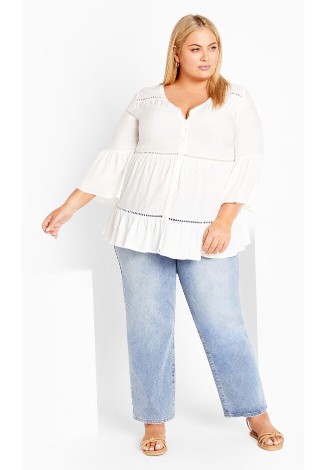 Laura Shirt, WHITE, on-hover image number 1
