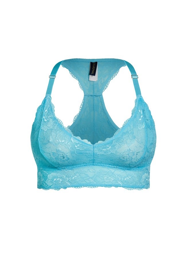 Kira Lace Bralette - turquoise, BLUE, alternate image number null