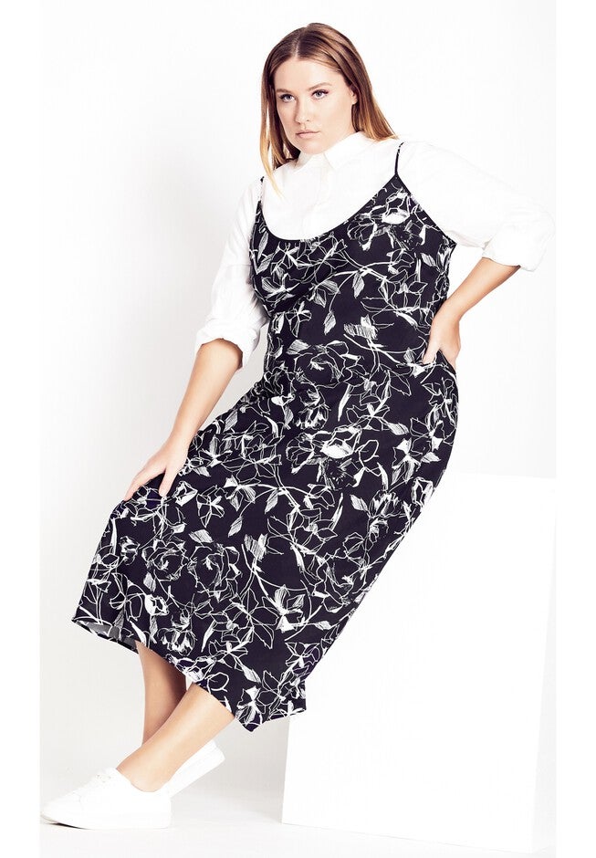 Free Hand Dress - black, BLACK, alternate image number null