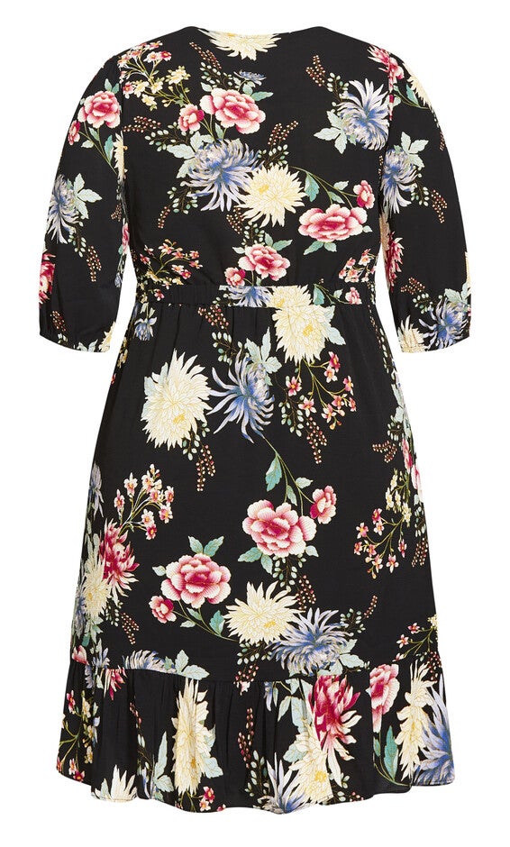 Marina Dress - black, BLACK FESTIVAL FL, alternate image number null