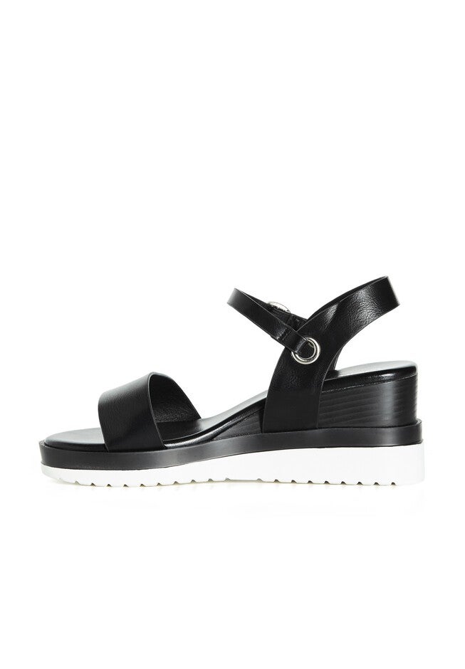 WIDE FIT Wild Side Wedge - black, BLACK, alternate image number null