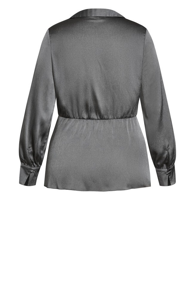 Simple Luxury Top - slate, GREY, alternate image number 4