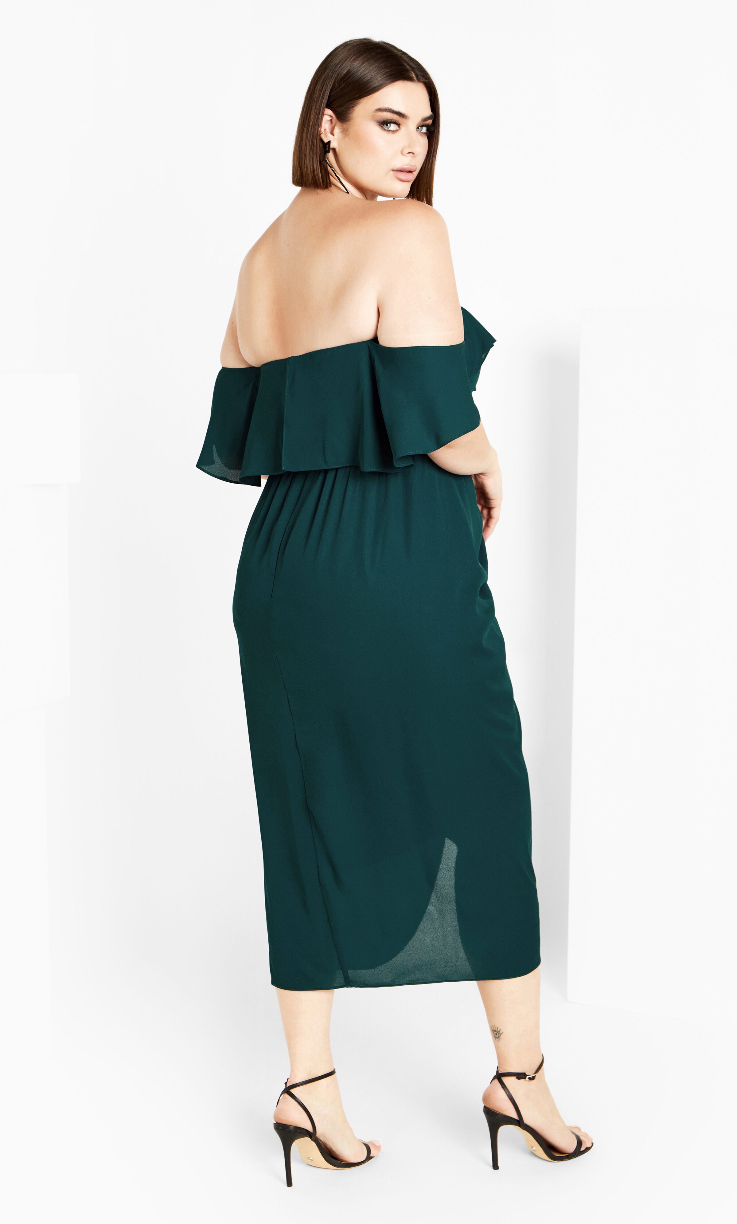 Va Va Voom Dress - emerald, GREEN, alternate image number 3