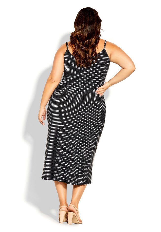 Sophie Dress - black spot, BLACK, alternate image number null