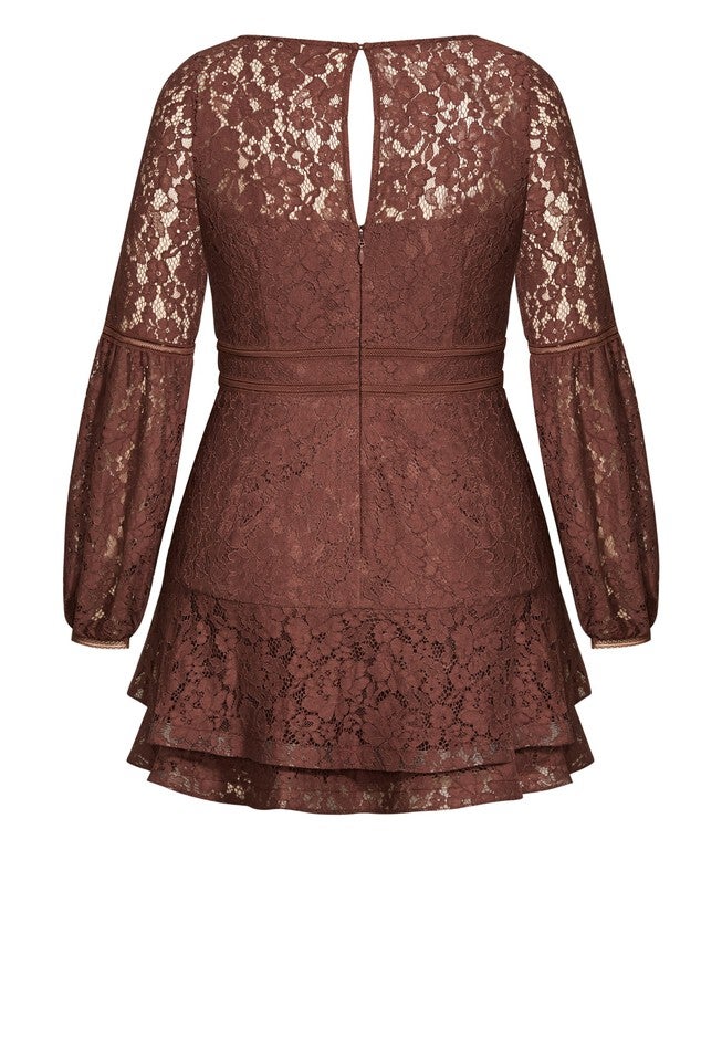 Lace Legacy Dress - amaretto, RED, alternate image number 3