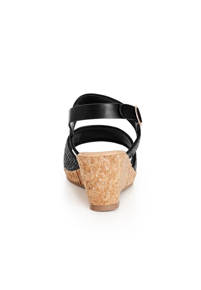 Milly Wedge, BLACK, on-hover image number null