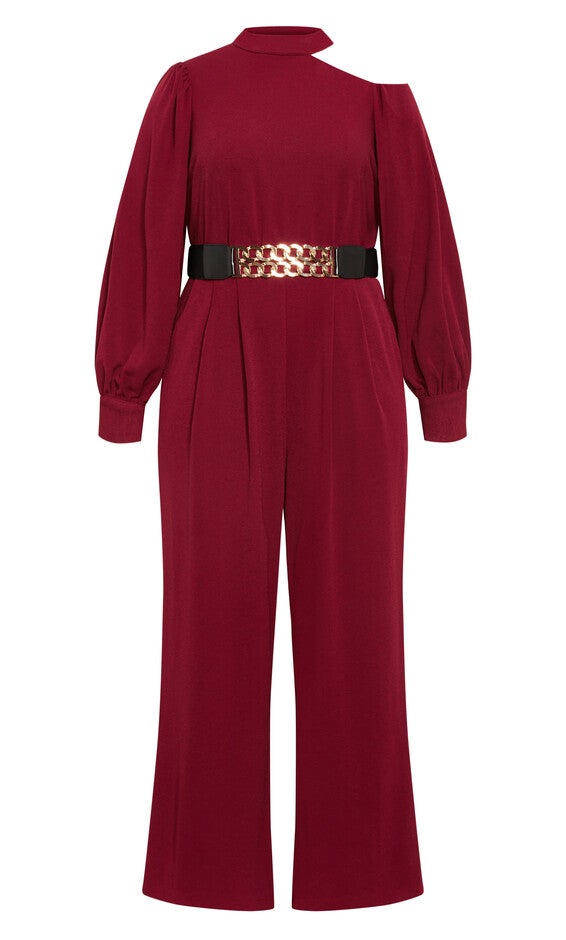 Charlie Jumpsuit - ruby, RED, alternate image number 5