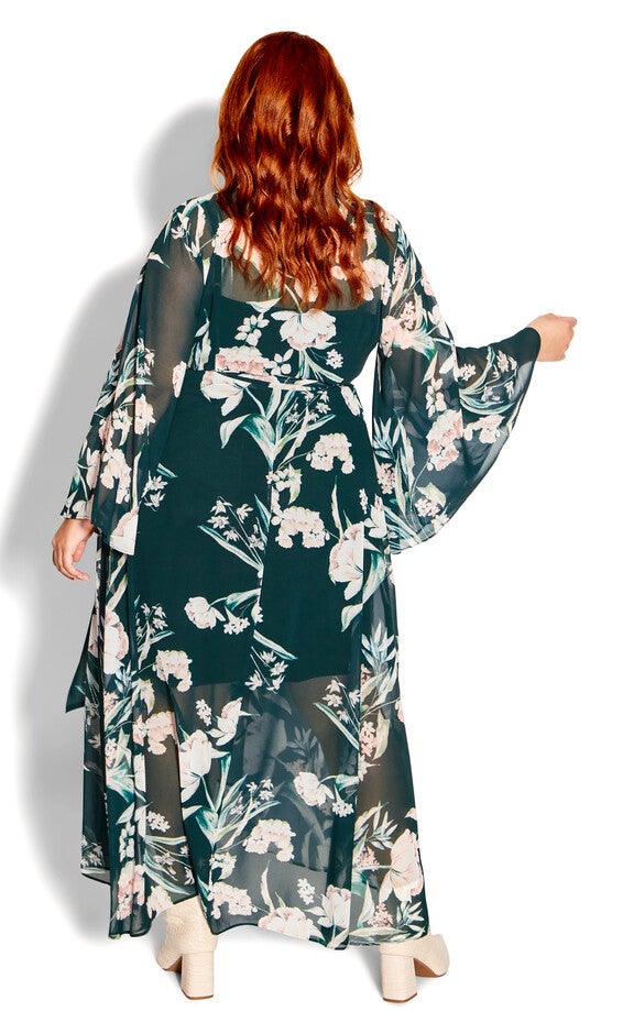 Fleetwood Print Maxi Dress - fresh fields, GREEN, alternate image number 3