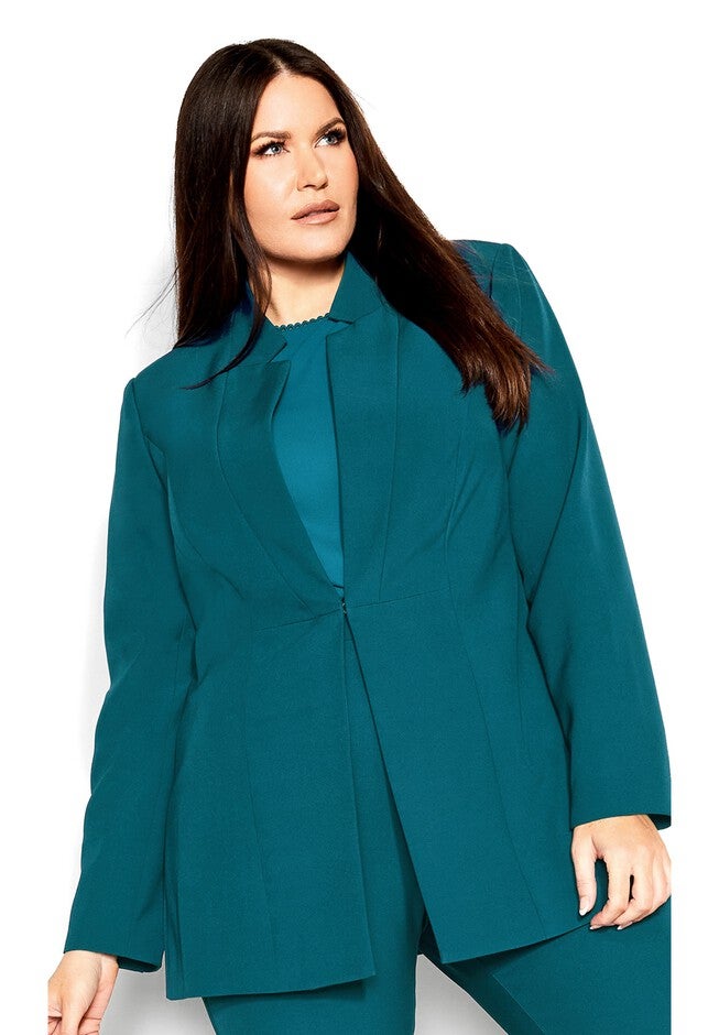 Hannah Jacket - teal, GREEN, alternate image number null