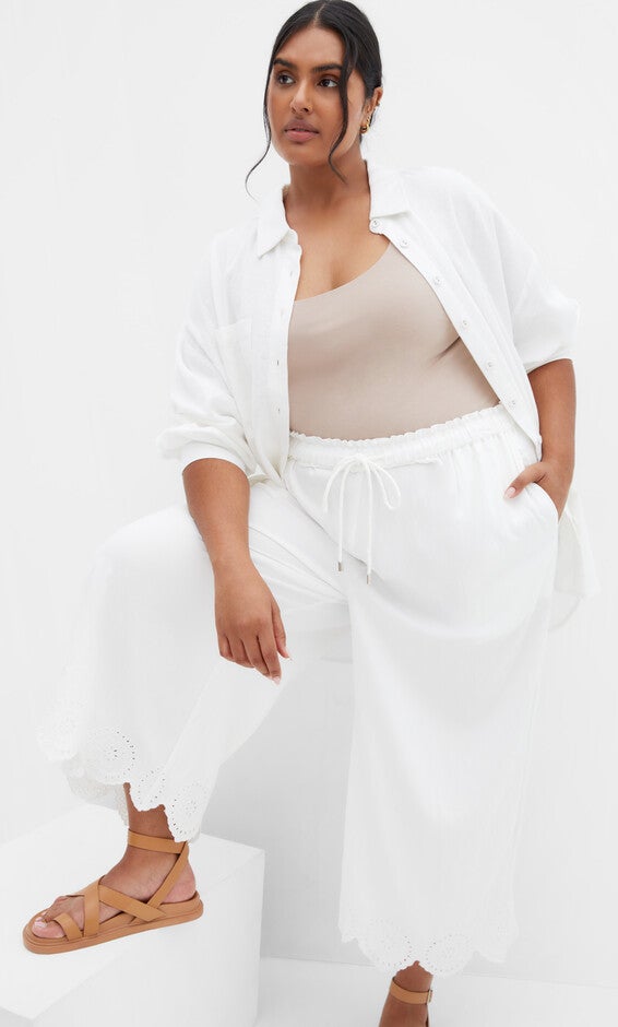 Alaia Pant - white, CREAM, alternate image number 1