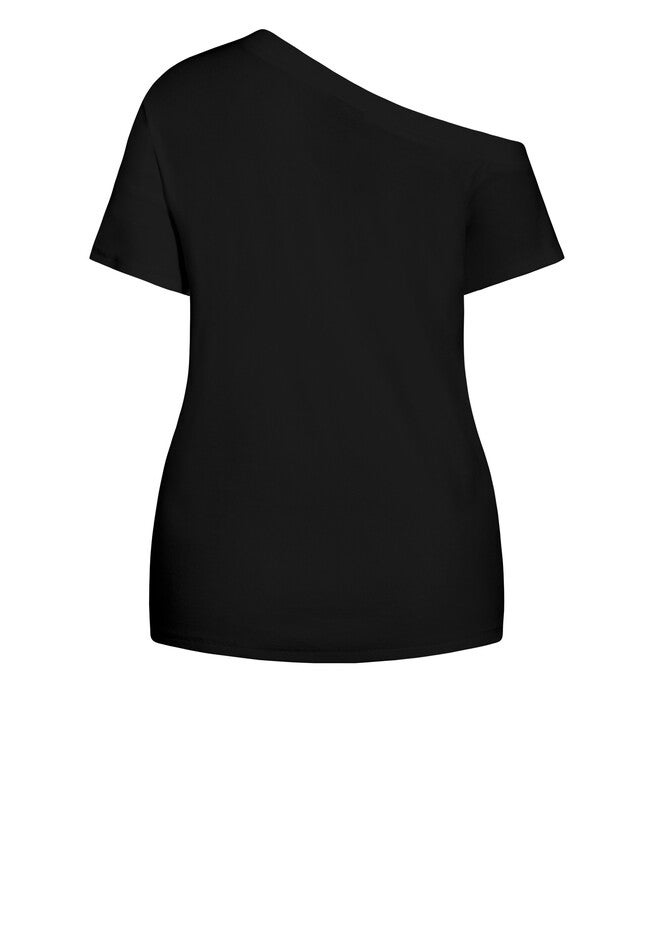 Hamptons Tee - black, BLACK, alternate image number 5