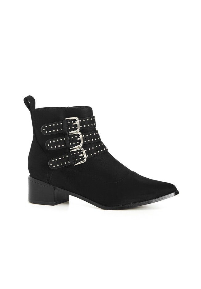 WIDE FIT Bexley Ankle Boot - black, BLACK, hi-res image number null