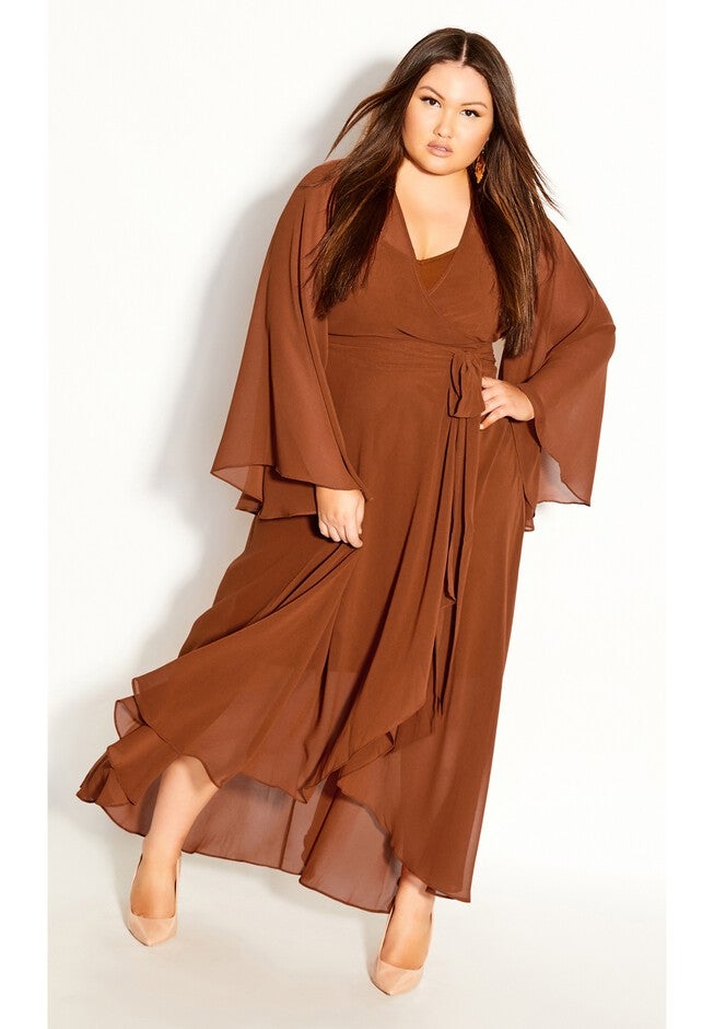 Fleetwood Maxi Dress - ginger, ORANGE, hi-res image number 0