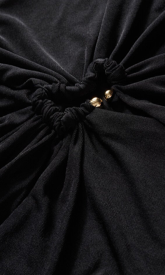 Paola Maxi Dress - black, BLACK, alternate image number 5