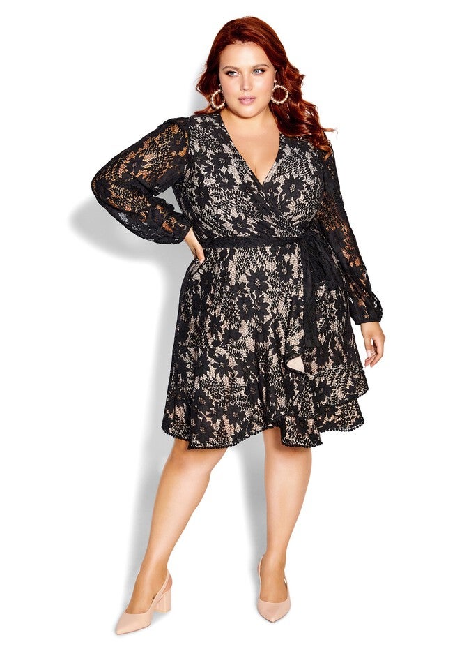 Ramona Dress - black, BLACK, alternate image number null