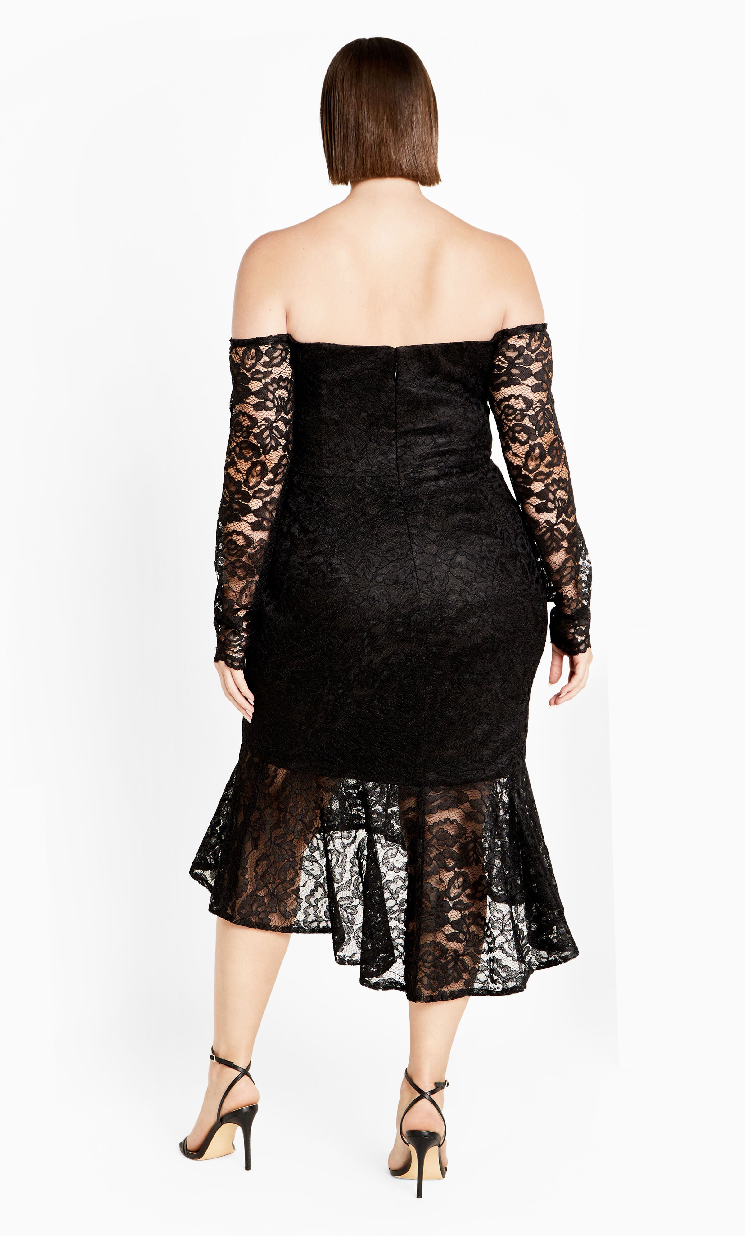 Lace Athena Dress - black, BLACK, alternate image number 2