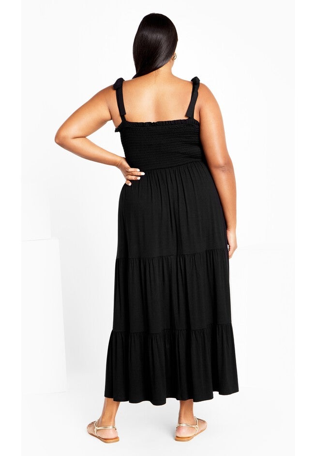 Miley Dress - black, BLACK, alternate image number null