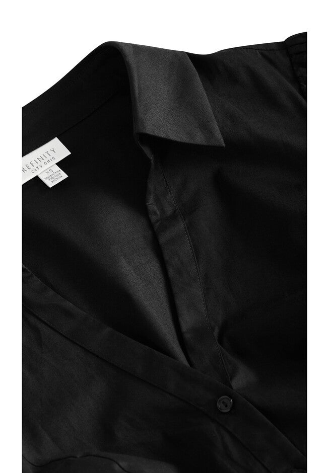 Serene Dress - black, BLACK, alternate image number null