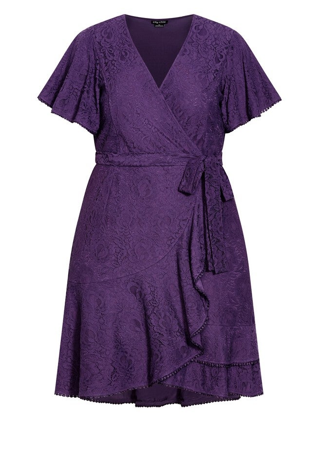 Sweet Love Lace Dress - petunia, PURPLE, alternate image number null