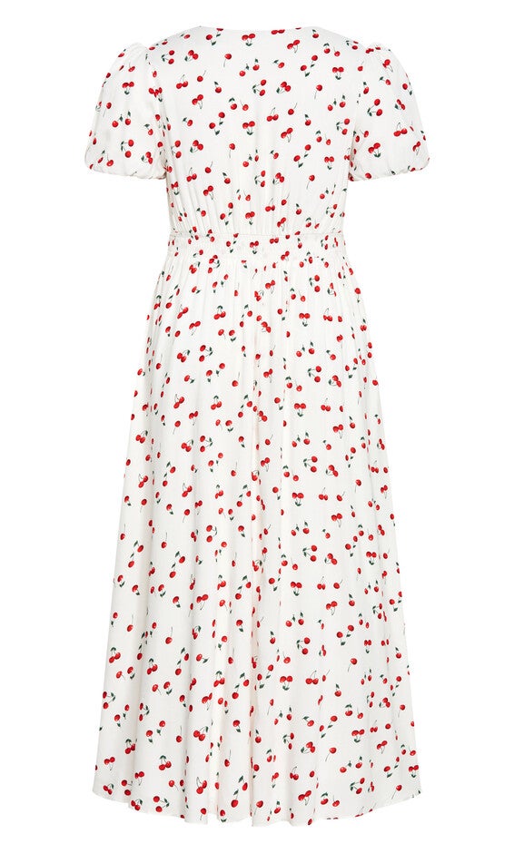 Aliya Dress - white, WHITE, alternate image number 5
