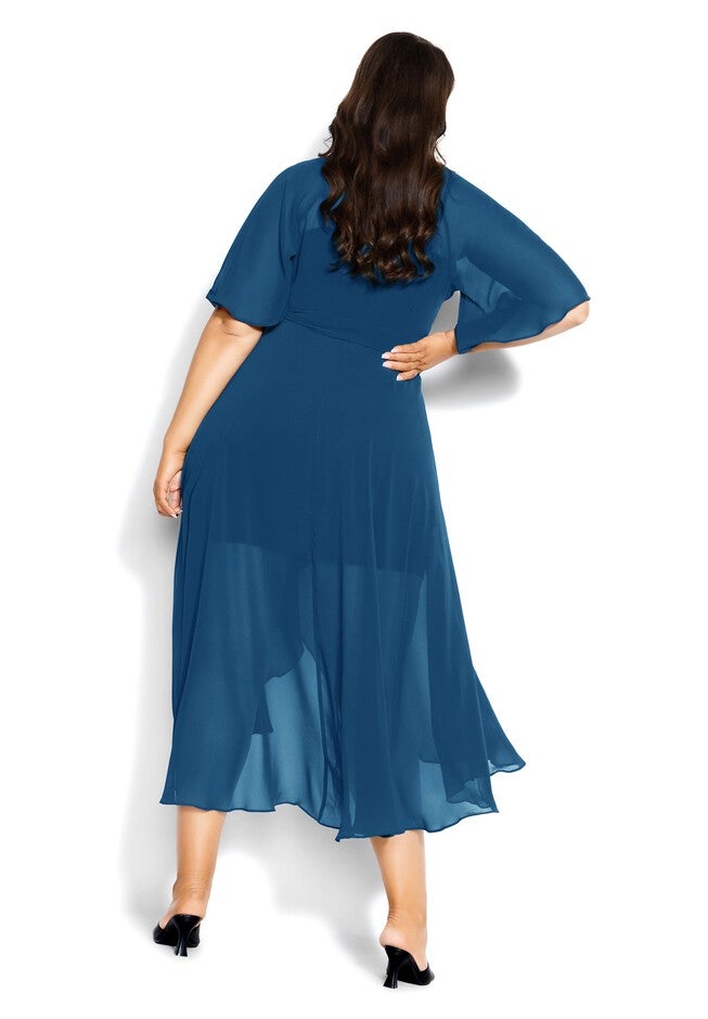 Enthrall Me Maxi Dress - jade, BLUE, alternate image number 4