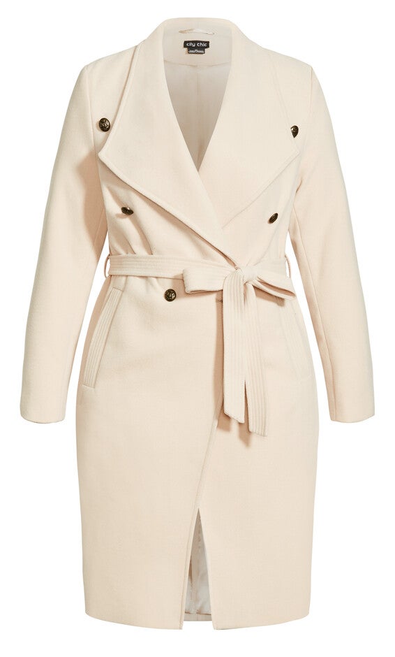 Sassy Military Coat - buff, BEIGE, alternate image number 5