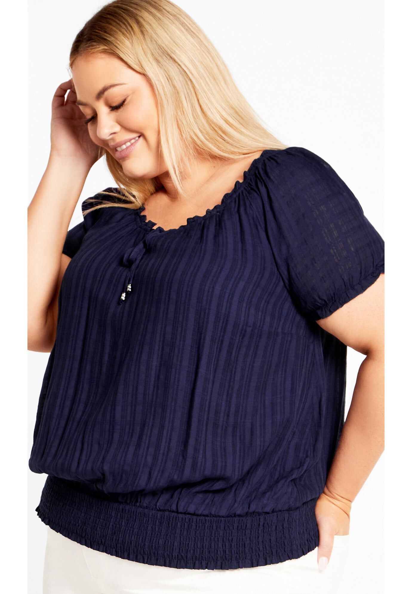 Oceana Top, NAVY, hi-res image number 0
