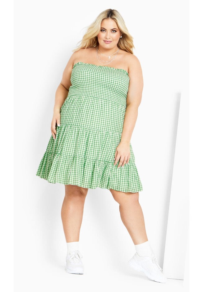 Naiya Dress - peppermint, GREEN, hi-res image number null