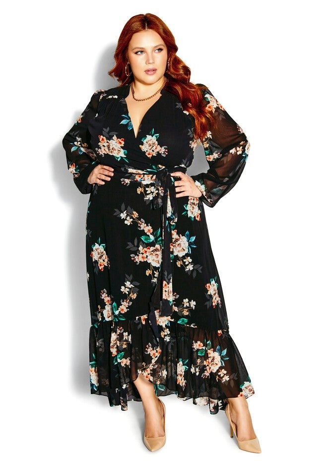 Vanessa Maxi Dress - black, BLACK, hi-res image number 0