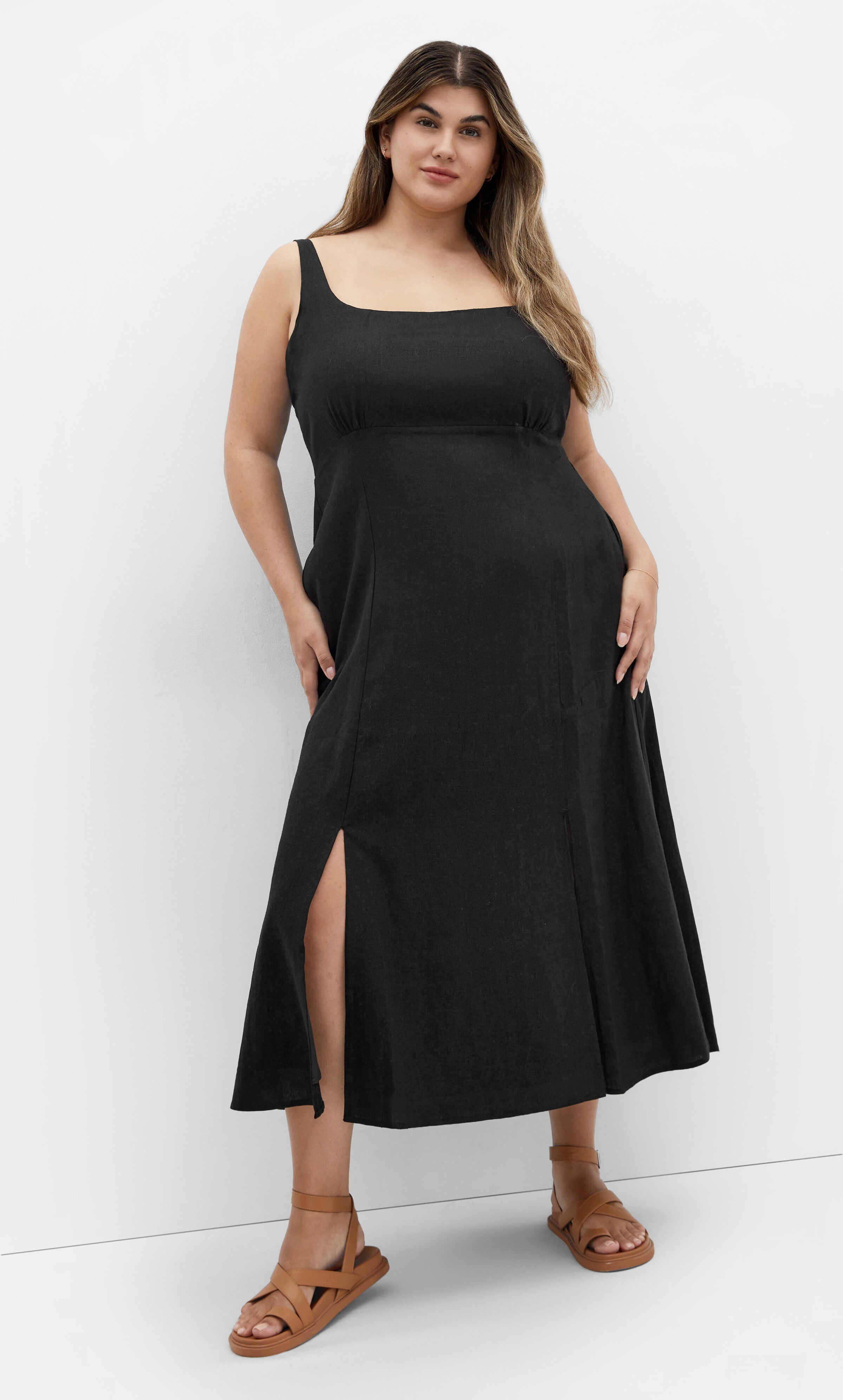 Elly Dress - black, BLACK, hi-res image number 0