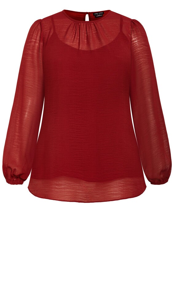 Freya Shirt - sienna, RED, alternate image number null