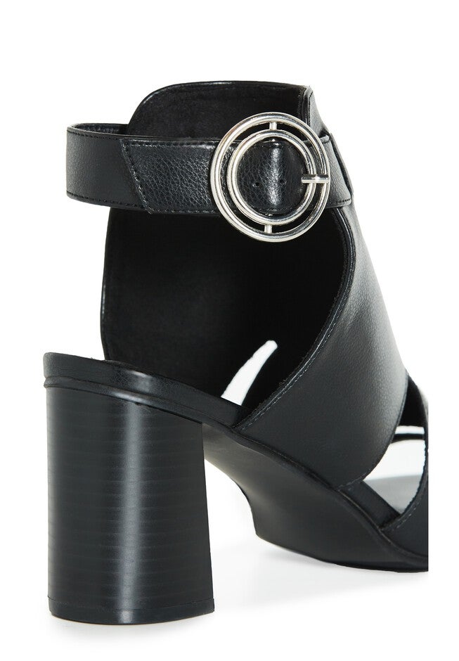 WIDE FIT Buckle Leona Shootie - black, BLACK, alternate image number 6