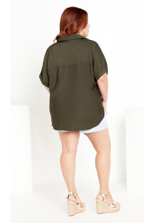 Relaxed Summer Shirt - jungle, GREEN, alternate image number null