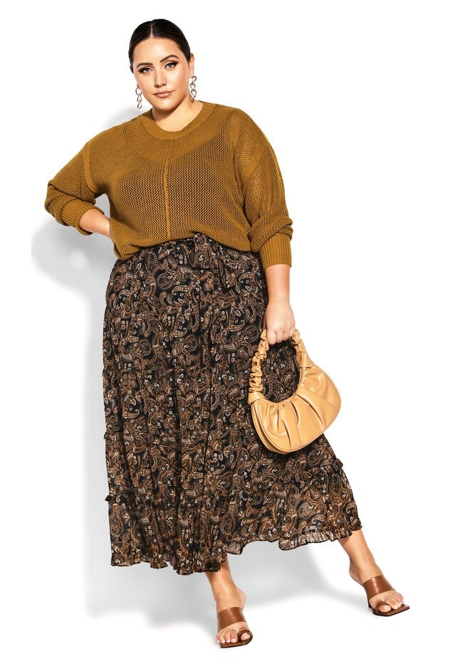 Amelia Sweater - dark gold, YELLOW, on-hover image number null