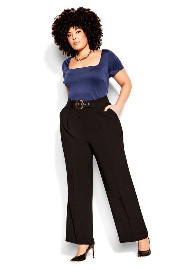 Suited Sleeve Top - navy, BLUE, on-hover image number null