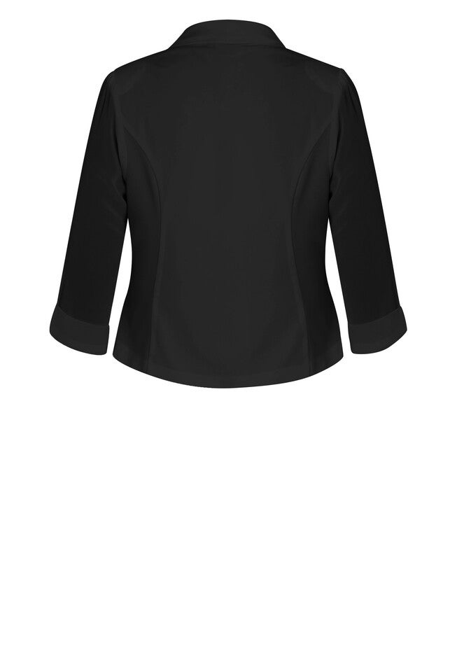 Cropped Blazer Jacket - black, BLACK, alternate image number 4