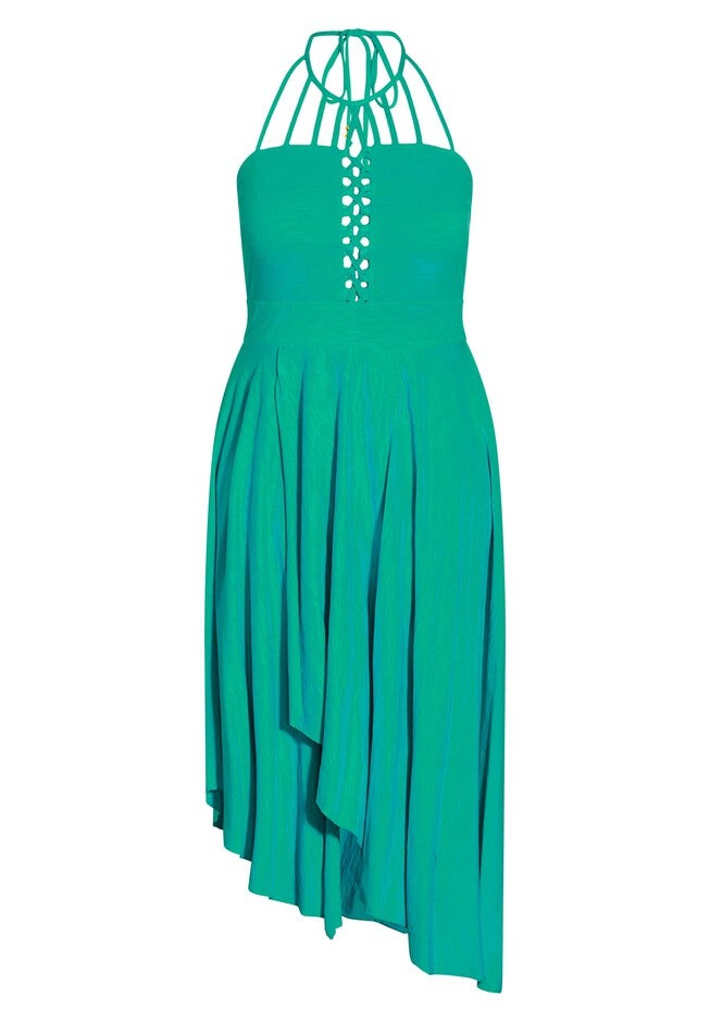 Plait Detail Maxi Dress - ocean, BLUE, alternate image number null