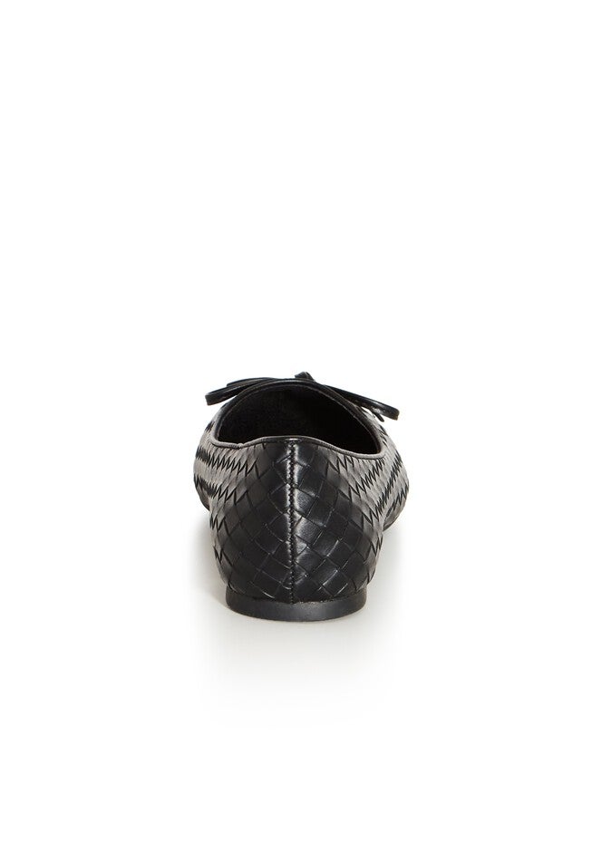 WIDE FIT Adara Flat - black, BLACK, alternate image number 4