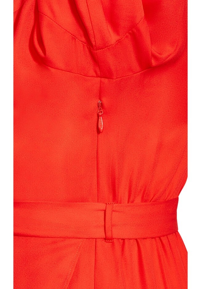 Isabella Dress - tigerlily, ORANGE, alternate image number null