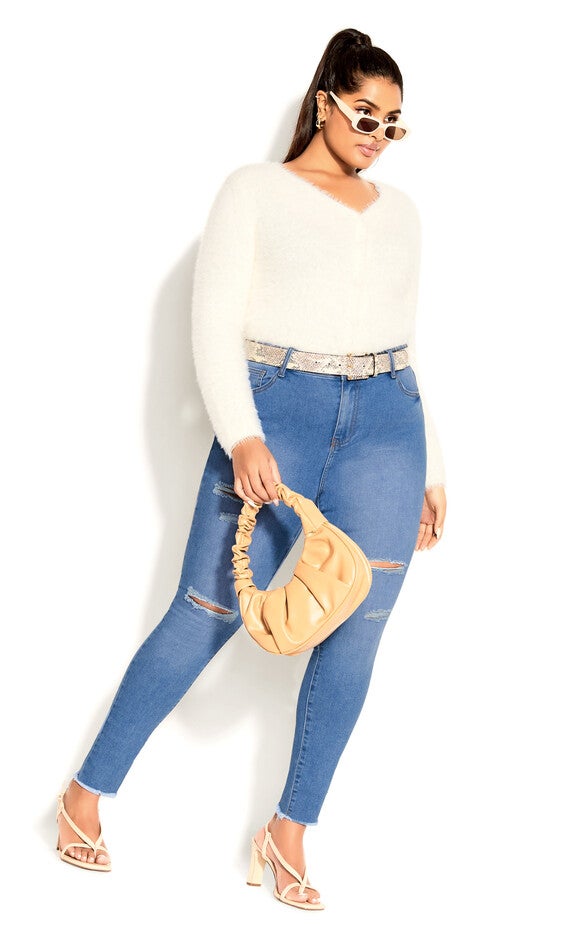 Asha Wild Rose Jean - blue, BLUE, alternate image number 6