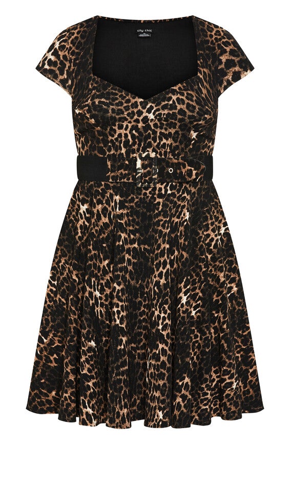 Phoebe Dress - leopard, LEOPARD, alternate image number null