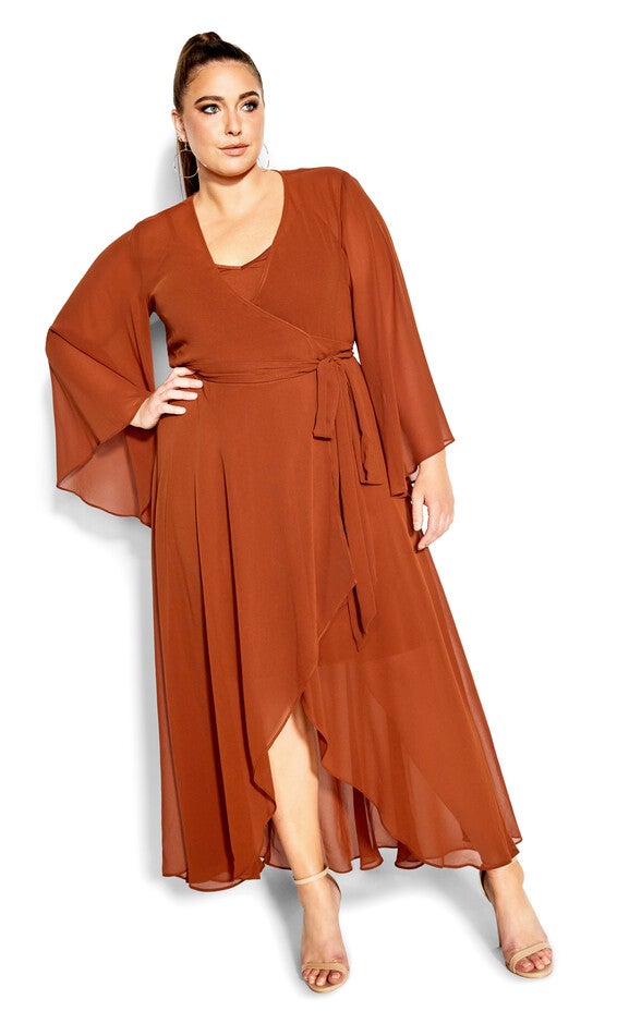 Fleetwood Maxi Dress - ginger, GINGER, alternate image number 4