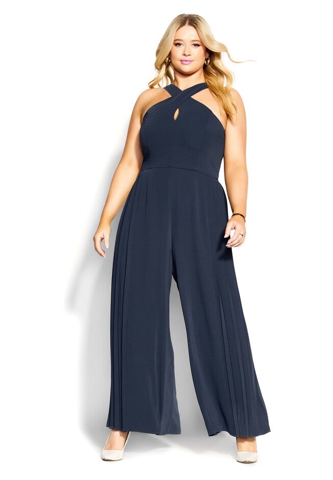 Harper Jumpsuit - navy, BLUE, hi-res image number null