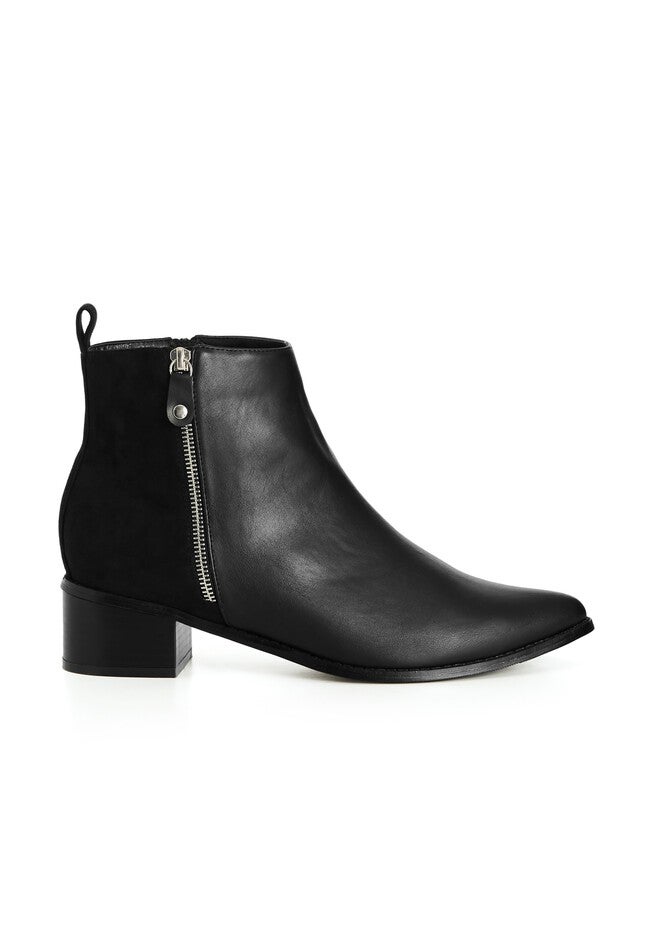 WIDE FIT Lucia Ankle Boot - black, BLACK, on-hover image number null